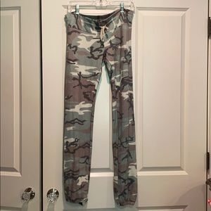 Wildfox camo sweatpants